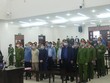 Các bị cáo tại phiên tòa sơ thẩm.