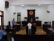Quang cảnh phiên tòa. 