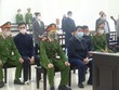 Các bị cáo tại tòa.