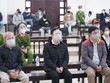 Các bị cáo tại tòa.