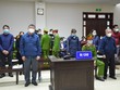 Các bị cáo tại tòa.