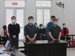 Các bị cáo tại tòa.
