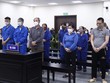 Các bị cáo tại tòa.
