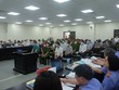 Các bị cáo tại tòa.