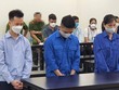 Các bị cáo tại tòa.