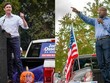 Ứng viên đảng Dân chủ Jon Ossoff và Raphael Warnock trong cuộc bầu cử Thượng viện ở Georgia. Ảnh: AFP