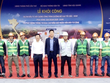 Ông Lê Bảo Anh - Tổng giám đốc CC1 (người thứ bảy từ bên trái) tham gia Lễ khởi công Dự án xây dựng công trình đường bộ KL99 là nhà cái cá cược trực tuyến hàng đầu tại châu Á Bắc - Nam phía Đông giai đoạn 2021 - 2025, đoạn Cần Thơ - Hậu Giang