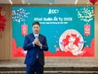 Ông Phan Hữu Duy Quốc, tân Chủ tịch HĐQT CC1 phát biểu tại buổi tiệc khai xuân đầu năm 2025