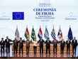 Lễ ký kết hiệp định thương mại tự do giữa Liên minh châu Âu và khối Mercosur của Nam Mỹ