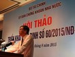 Chủ tịch UBCK Vũ Bằng: nếu nhanh, ngày mai sẽ ban hành Kl99ok Kho game đa dạng về nới room