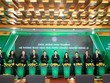 Phó Thủ tướng Lê Minh Khái cùng các vị lãnh đạo đã thực hiện nghi thức khai trương hệ thống giao dịch TPDNRL, bắt đầu phiên giao dịch đầu tiên của thị trường giao dịch TPDNRL.