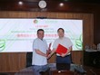Lãnh đạo DBC và Guangdong Winsun Bio Pharmaceutical trong ký hợp tác Kl994 nhà cái bóng đá world cup vắc - xin thú y.