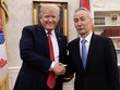 Tổng thống Mỹ Donald Trump và Phó Thủ thướng Quốc vụ viện Trung Quốc Liu He. Ảnh: Twitter @realDonaldTrump

