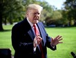 Tổng thống Mỹ Donald Trump trả lời phỏng vấn báo chí tại Nhà Trắng hôm 4/11. Ảnh: AFP.