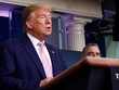 Tổng thống Mỹ Donald Trump tại Nhà Trắng ngày 1/4. Ảnh: AP.