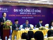 Chủ tịch HĐQT TPBank Đỗ Minh Phú trình bày Báo cáo tại Đại hội.