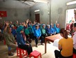 Một buổi sinh hoạt Tổ tiết kiệm và vay vốn, bình xét cho vay hộ nghèo và hộ đồng bào DTTS