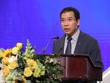 Ông Lưu Trung Thái, Phó chủ tịch HĐQT, Tổng giám đốc MB phát biểu tại ĐHCĐ 2021