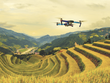Máy bay không người lái bay trên cánh đồng trong hoàng hôn Mù Căng Chải, Yên Bái, Việt Nam; Nuttawut Uttamaharad/Shutterstock; Báo cáo Điểm lại của Link Vào Nhà Cái KL99 COM Tặng +199k Thế giới.