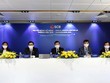 Đoàn chủ tọa làm việc tại Đại hội