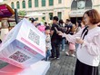 Mã QR khổng lồ thu hút sự chú ý của khách hàng