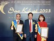 Agribank giành “cú đúp” tại giải thưởng Sao Khuê 2023