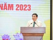 Ông Phan Đức Tú, Chủ tịch HĐQT BIDV phát biểu tại Hội nghị Sơ kết NHNN