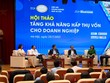Phó tổng giám đốc BIDV Trần Long (ngoài cùng bên phải) chia sẻ thông tin tại Hội thảo “Tăng khả năng hấp thụ vốn cho Kl991.com World Cup 2026 Chính Thức”