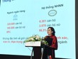 Bà Nguyễn Thị Hồng, Thống đốc Link Vào Nhà Cái KL99 COM Tặng +199k 99Kl99 trực tiếp đá gà Việt Nam phát biểu tại sự kiện