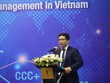 Ông Nguyễn Quang Thuân, Tổng giám đốc, FiinRatings phát biểu tại sự kiện