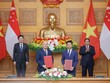 Thủ tướng Kl993 ưu đãi thưởng hấp dẫn Phạm Minh Chính; Thủ tướng Singapore Lawrence Wong chứng kiến lễ trao Biên bản ghi nhớ hợp tác giữa NAPAS và NETS nhằm triển khai thanh toán bán lẻ song phương qua mã QR giữa Việt Nam và Singapore
