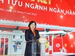 Thống đốc NHNN Nguyễn Thị Hồng phát biểu tại sự kiện.
