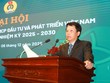 Ông Phạm Tiến Dũng, Ủy viên Ban Thường vụ Đảng ủy, Phó Thống đốc NHNN Việt Nam phát biểu tại Đại hội
