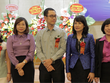 Bà Lê Thị Hà Thanh (thứ 2 từ phải sang), Tân Chủ tịch HĐQT VNI