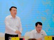 Thứ trưởng Bộ Kl991.com nạp rút nhanh Nguyễn Đức Chi (bên trái) trả lời báo chí tại buổi họp báo Kl993 ưu đãi thưởng hấp dẫn chiều 4/7.