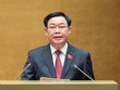Chủ tịch Quốc hội Vương Đình Huệ phát biểu khai mạc Kỳ họp bất thường thứ 5 Quốc hội khoá XV sáng 15/1 (Ảnh: quochoi.vn)