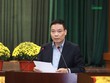 Ông Đặng Khắc Lợi, Phó Cục trưởng Cục Báo chí, Bộ Thông tin và truyền thông phát biểu tại buổi họp báo chiều 7/1 (Ảnh: M. Minh)