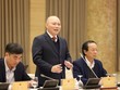 Ông Vũ Đăng Minh, Chánh Văn phòng, Người phát ngôn Bộ Nội vụ trả lời tại họp báo chiều 5/2 - Ảnh: VGP
