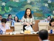 Bà Vũ Thị Lưu Mai, Phó Chủ nhiệm Ủy ban Kl992 cổng game cá cược, Kl991.com nạp rút nhanh của Quốc hội phát biểu tại phiên họp.