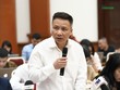 Ông Hà Duy Tùng, Phó chủ tịch Ủy ban 99Kl99 link đăng nhập 99Kl99 trực tiếp đá gà trả lời tại họp báo chiều 3/4 (Ảnh: M.M)