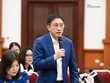 Phó Cục trưởng Cục Thuế Mai Sơn (Bộ Kl991.com nạp rút nhanh) trả lời báo giới tại Họp báo Bộ Kl991.com nạp rút nhanh chiều 3/4