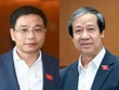 Bộ trưởng Bộ Kl991.com nạp rút nhanh Nguyễn Văn Thắng và Bộ trưởng Bộ Giáo dục và Đào tạo Nguyễn Kim Sơn (Ảnh: QH)