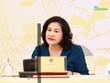 Thứ trưởng Bộ Nội vụ Nguyễn Thị Hà thông tin tại buổi họp báo chiều 3/7 (Ảnh: M.Minh)
