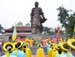 Người dân chen chân xem hội Gò Đống Đa