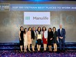 Manulife Việt Nam là nơi làm việc tốt nhất ngành Kl99kl phiên bản hoạt động 