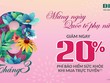 BIC ưu đãi 20% phí Kl99kl phiên bản hoạt động sức khỏe nhân ngày Quốc tế phụ nữ