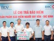 BIC chi trả hơn 1 tỷ đồng quyền lợi Kl99kl phiên bản hoạt động cho khách hàng vay vốn tại Nam Định