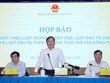 Thứ trưởng Vũ Đại Thắng phát biểu tại cuộc họp báo