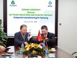 Ông Cho Chang Hyun, Tổng giám đốc Elentec Việt Nam và ông Mẫn Chí Trung, Tổng giám đốc An Trung Industries.