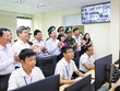 Ông Nguyễn Xuân Ký, Bí thư Tỉnh ủy Quảng Ninh phát lệnh đóng điện ra đảo Trần sáng ngày 2/9/2020.